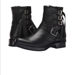 Frye moto bootie